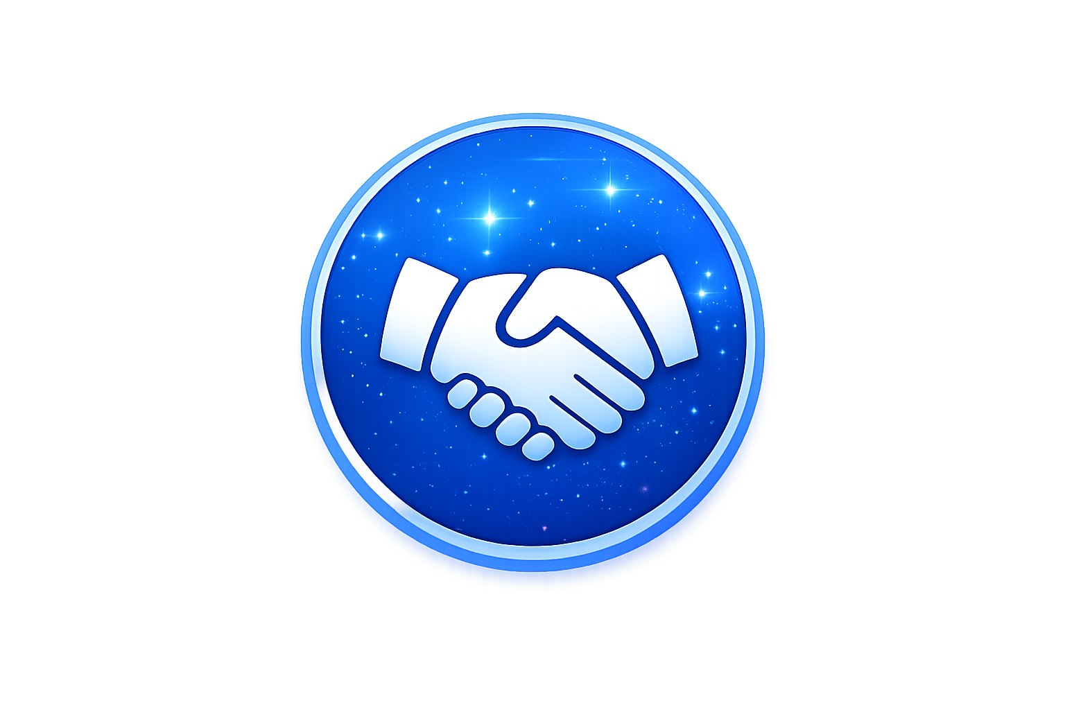 Biểu tượng bắt tay - Cầu nối thị trường & đối tác